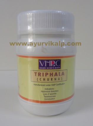 VHRC TRIPHALA Churna, 50g, Tastelessness, Constipation